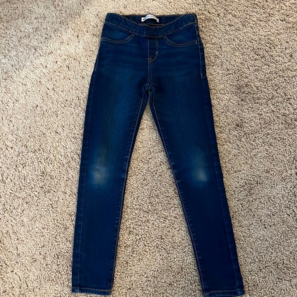 Size 8 adjustable pull on jeggings